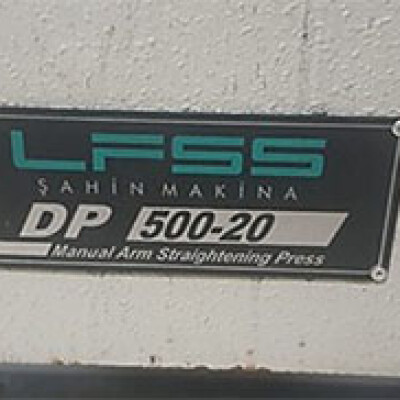 ŞAHİN MAKİNA LFSS Manuel Kollu Hidrolik Pres 20 ton DP 500-20